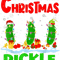 I Found The Christmas Pickle Xmas Wall And Art Print .png