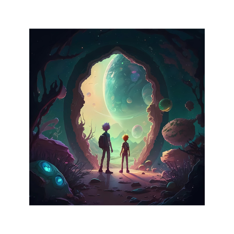 Rick and Morty Fan Art.png