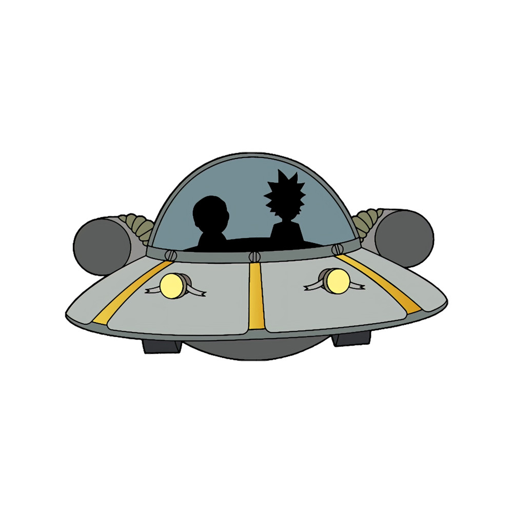 SpaceshipFunnyCartoonMemesRick and MortyssiPhone Casess .png