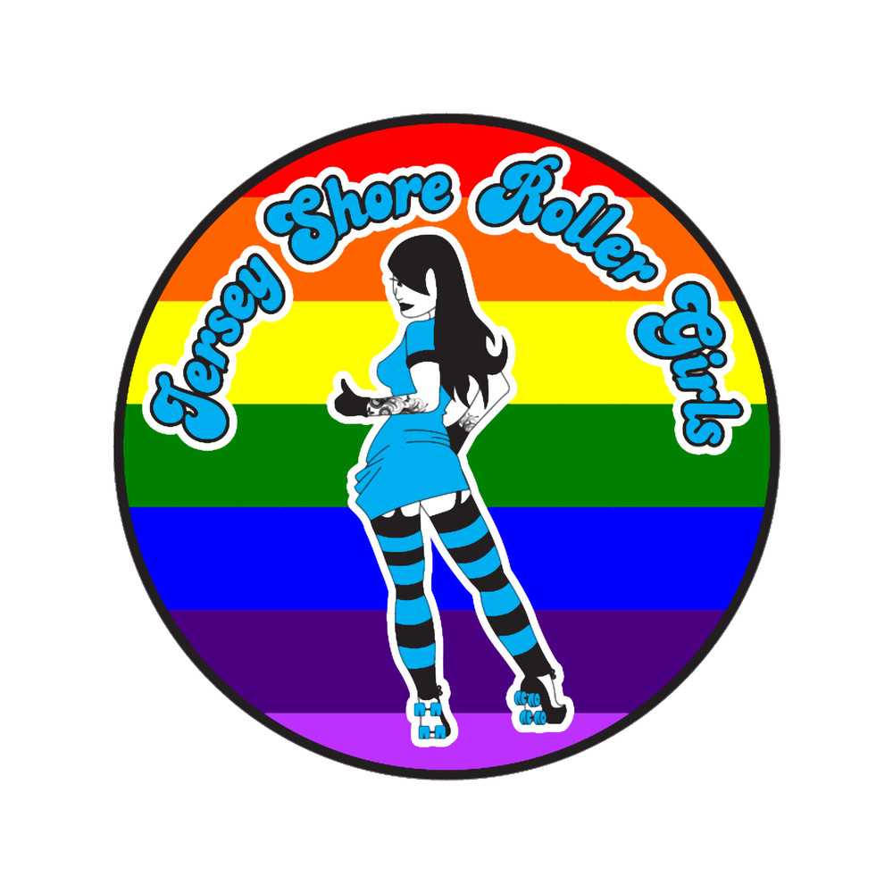 Jersey Shore Roller Girls Pride Logo.png
