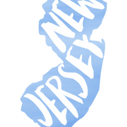 new jersey light blue watercolor