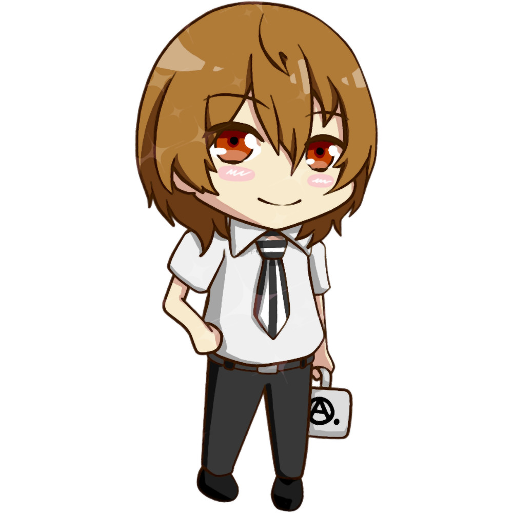 Chibi Goro Akechi by unmeisaki.png