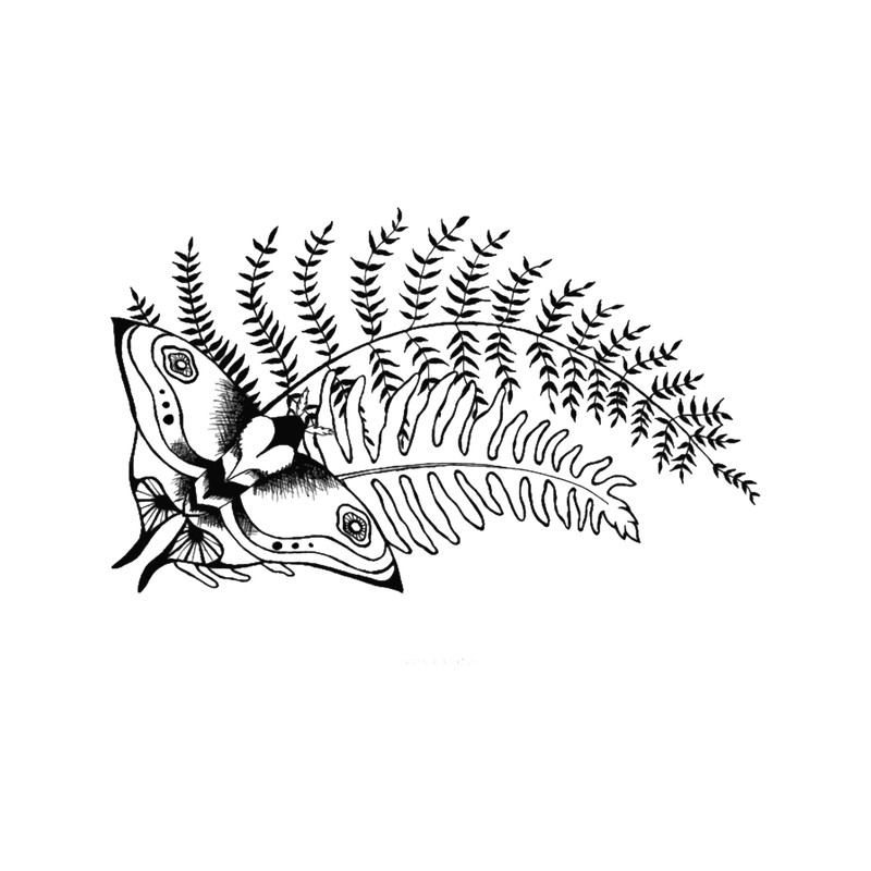 The Last of Us Ellie Tattoo inspired - Black .png