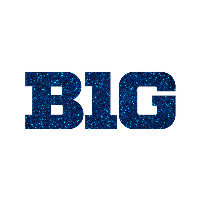 big ten glitter logo- penn state colors .png