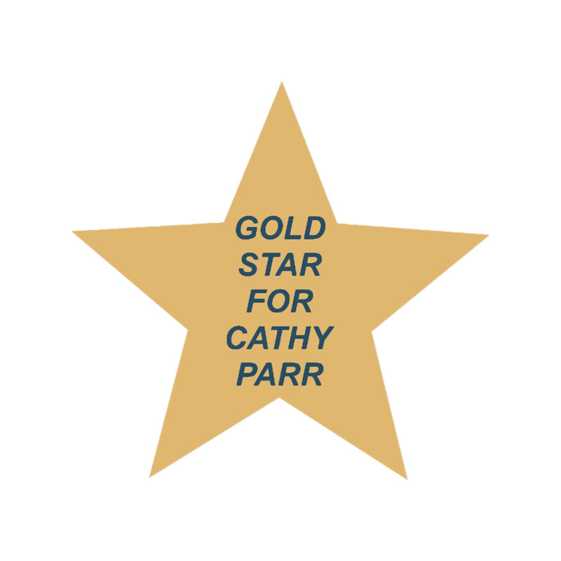 Gold Star for Cathy Parr (Six the Musical).png