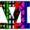 SIX the musical - Roman numeral VI (black border).png