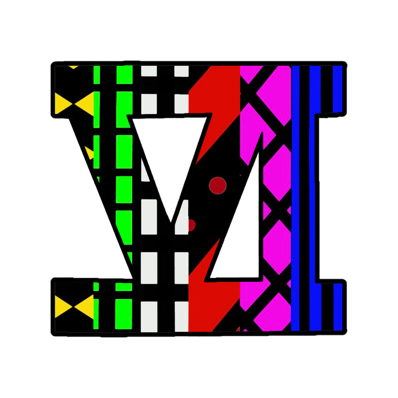SIX the musical - Roman numeral VI (black border).png