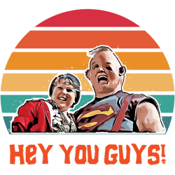 goonies hey you guys retro sunset