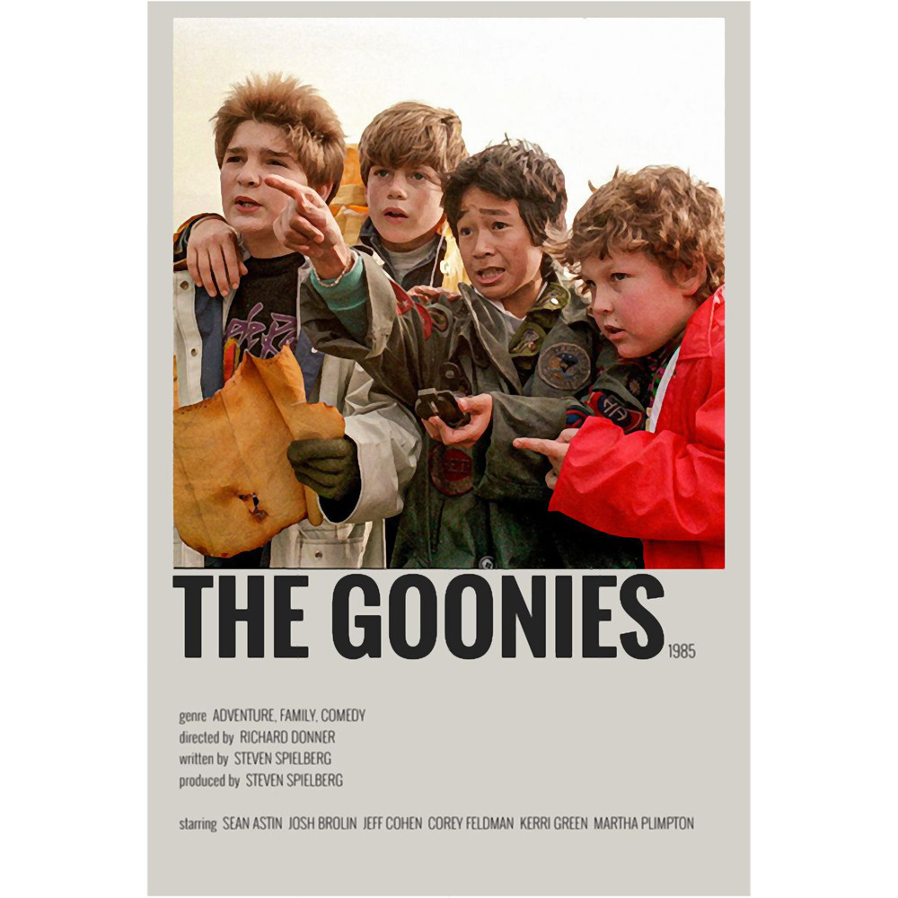 minimalist, the goonies, .png