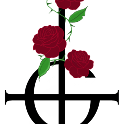 roses grucifix