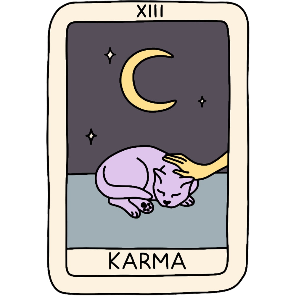 Karma is a Cat Tarot Card.png