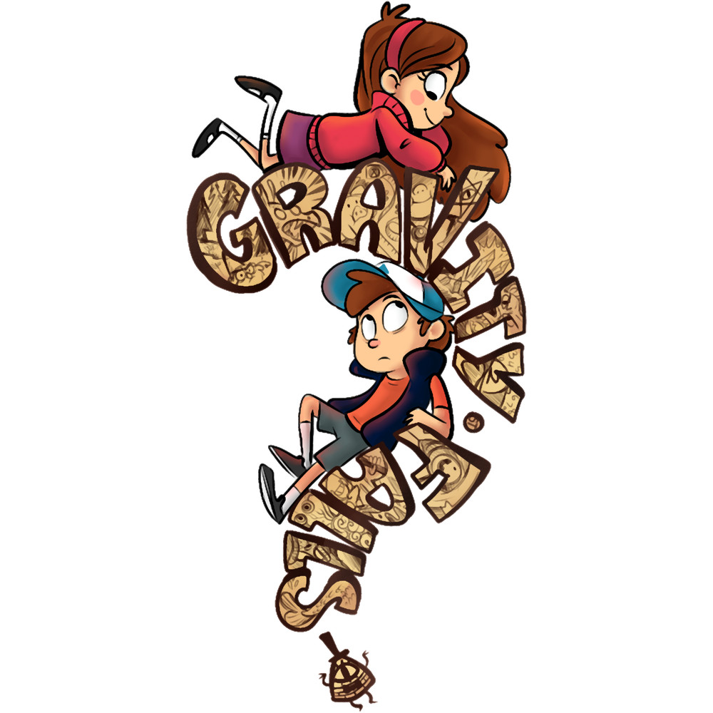 Gravity Falls Logo Dipper Mabel.png