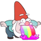 Gravity Falls m-erch Gravity Falls Rainbow Vomiting gnome, Gravity Falls Rainbow Vomiting Gnome m-er 1.png
