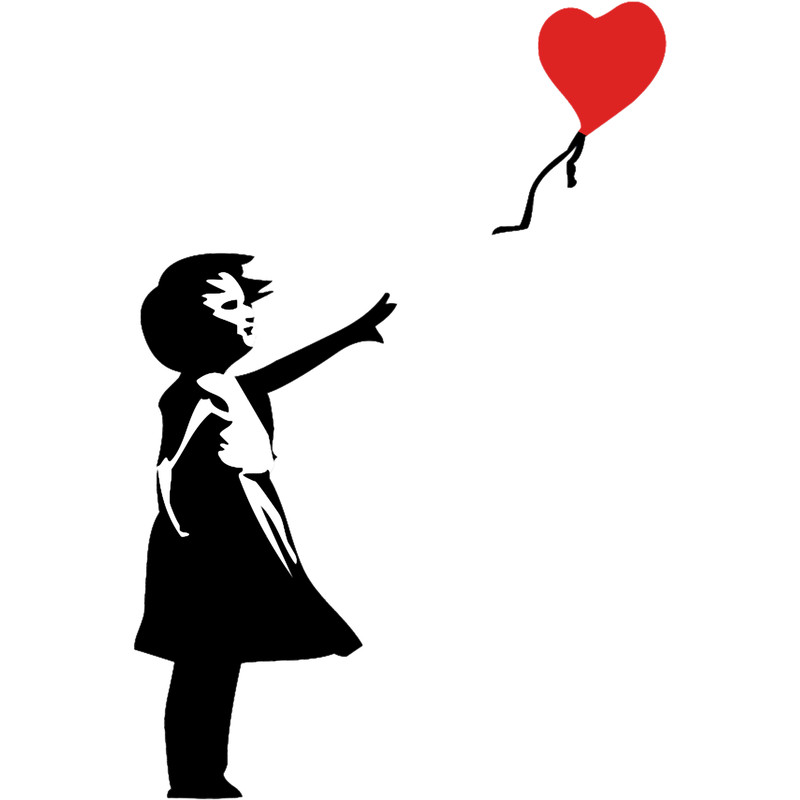 Banksy Letting Love Go! Balloon Girl! .png