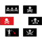 Pack of Tiny Pirate Flags .png