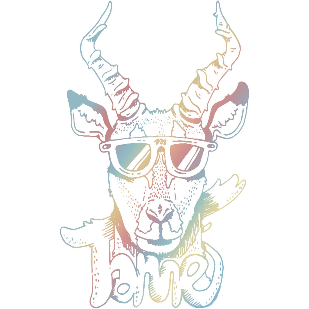 Funny Deer Paint Psychedelic Pop Music.png