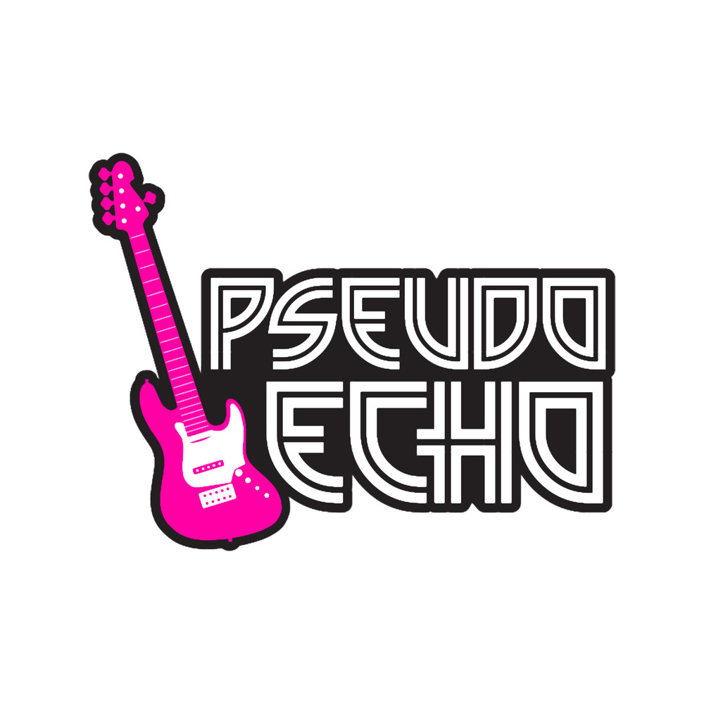 Pseudo Echo guitar - pink and white .png