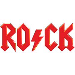rock music logo acdc mashup