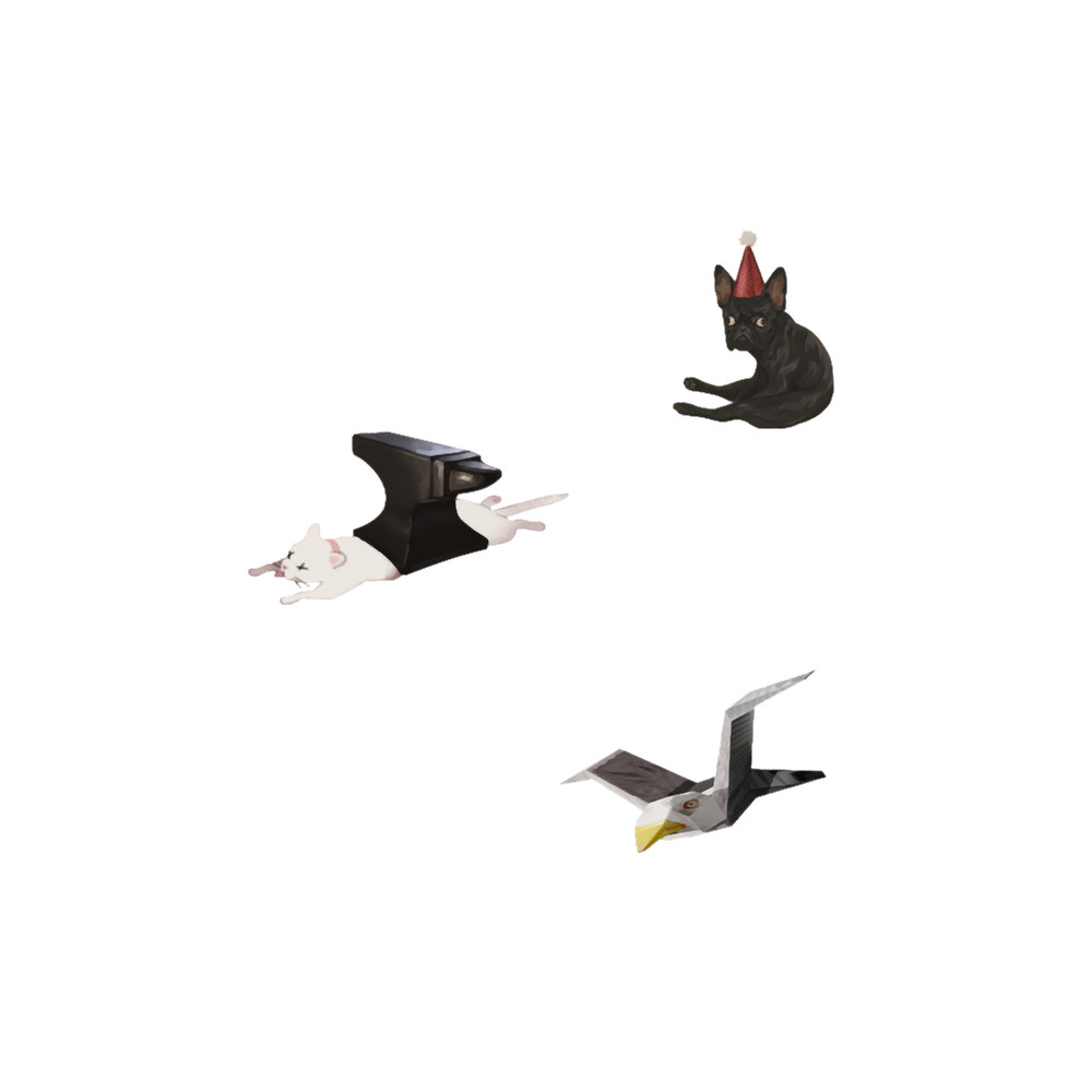 Lovejoy Album Cover CharactersPack Choose LargePebble Brain New Album, Are you alright.png