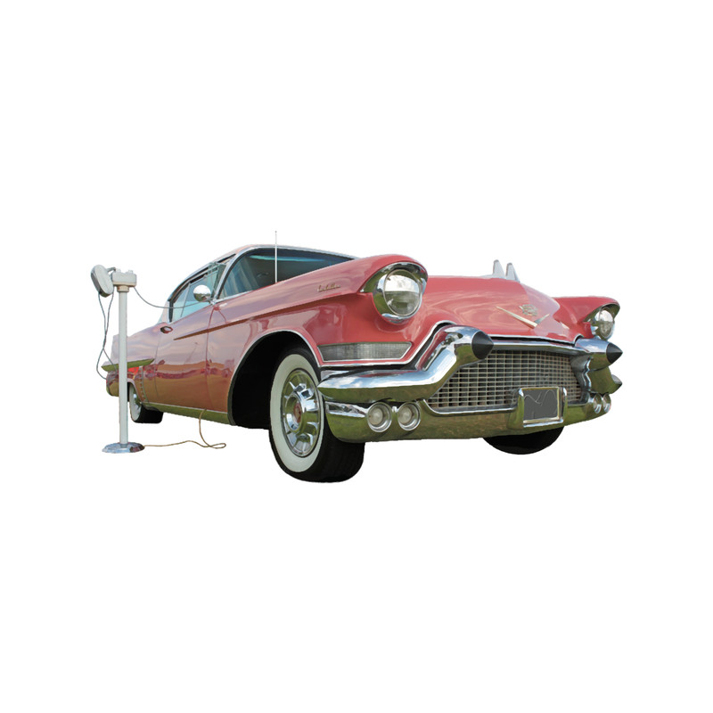 1957 Pink Cadillac at the Drive In..png