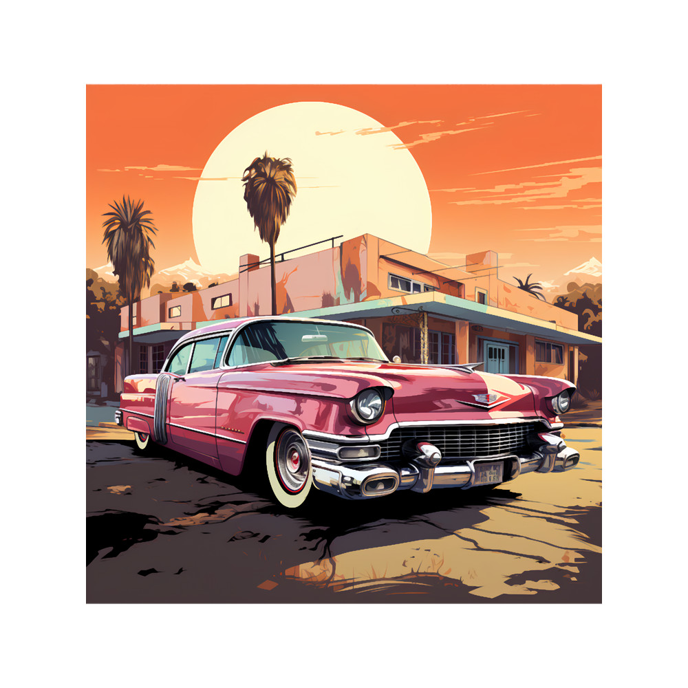 Old-school pink cadillac.png