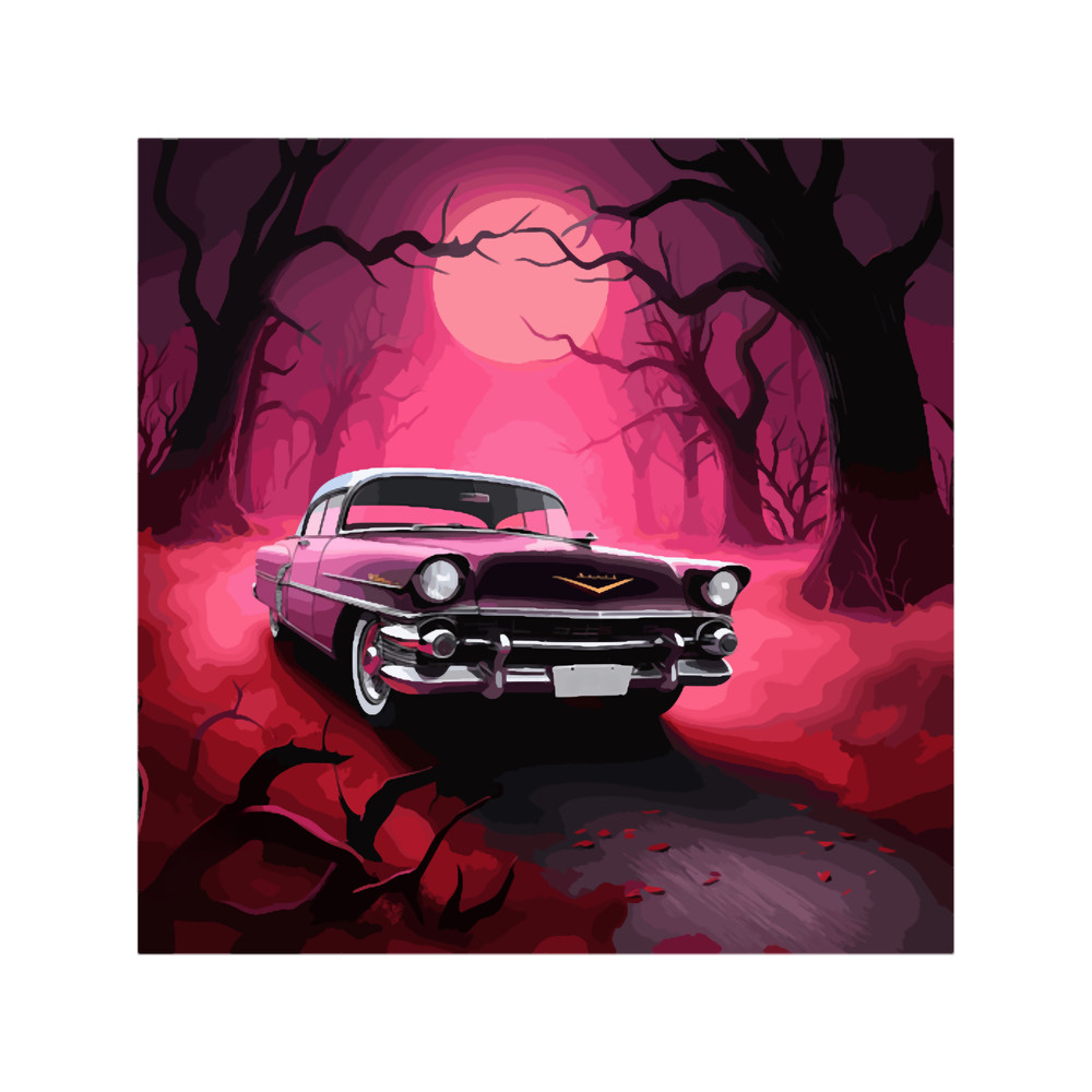 Pink Cadillac Halloween Night .png