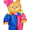 Garfield calico critter clown .png