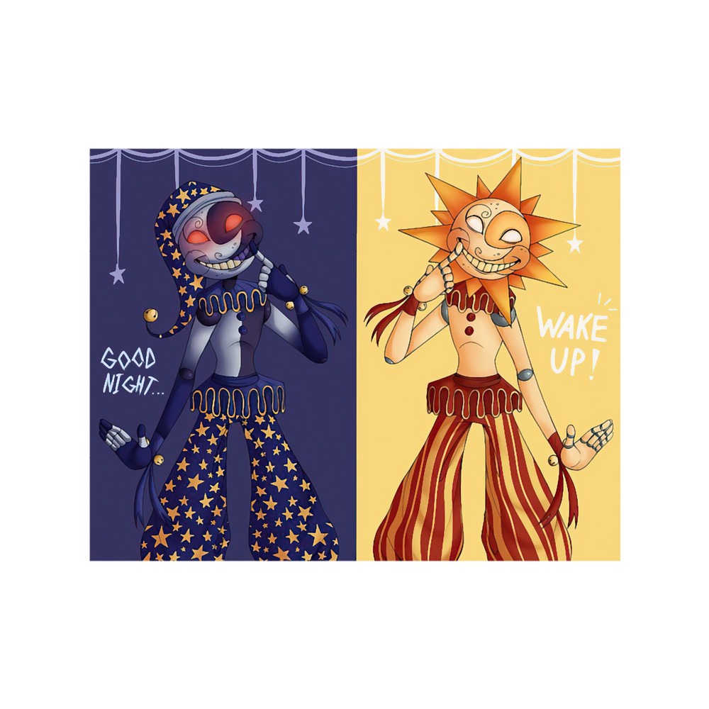 Moon And Sun Fnaf, Opposite .png