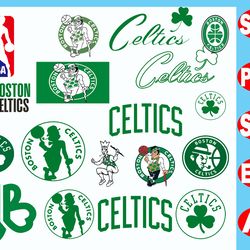 Boston Celtics Bundle SVG, Boston Celtics SVG, NBA Bundle SVG