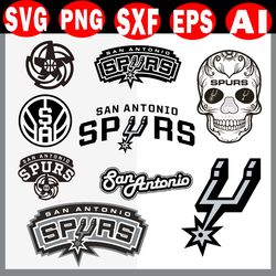 digital download, san antonio spurs svg, san antonio spurs logo, san antonio spurs clipart, san antonio spurs cricut