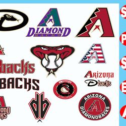 arizona diamondbacks, arizona diamondbacks svg, mlb svg, clipart, instant download