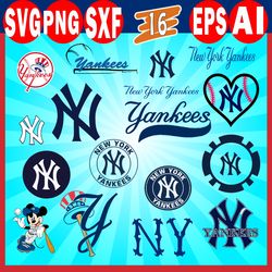 new york yankees logo, new york yankees svg, new york yankees clipart, new york yankees cricut, new york yankees png