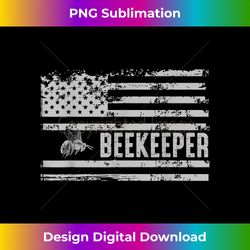American Beekeeper United States Flag Gift - Edgy Sublimation Digital File - Tailor-Made for Sublimation Craftsmanship