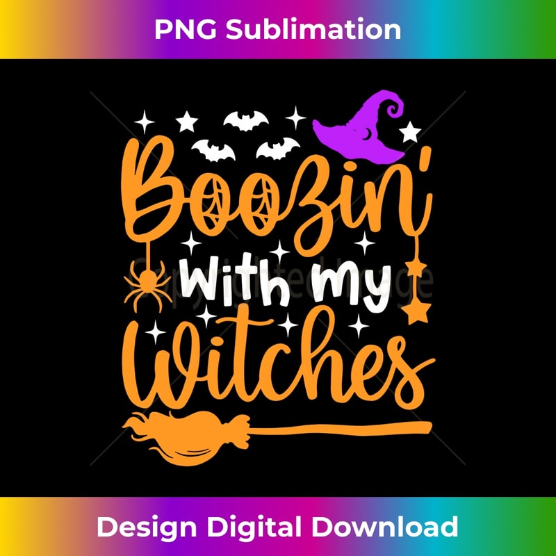 VZ-20231130-734_Boozin With My Witches Funny Witch Halloween Party Long Sleeve 0261.jpg