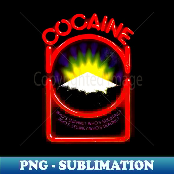 Cocaine - Creative Sublimation PNG Download