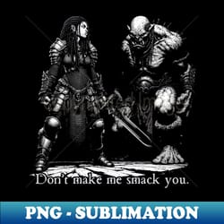 warrior attitude - png transparent sublimation design