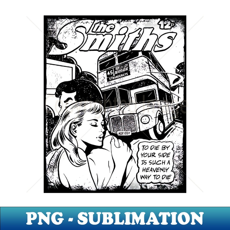 The Smiths - PNG Transparent Digital Download File for Sublimation