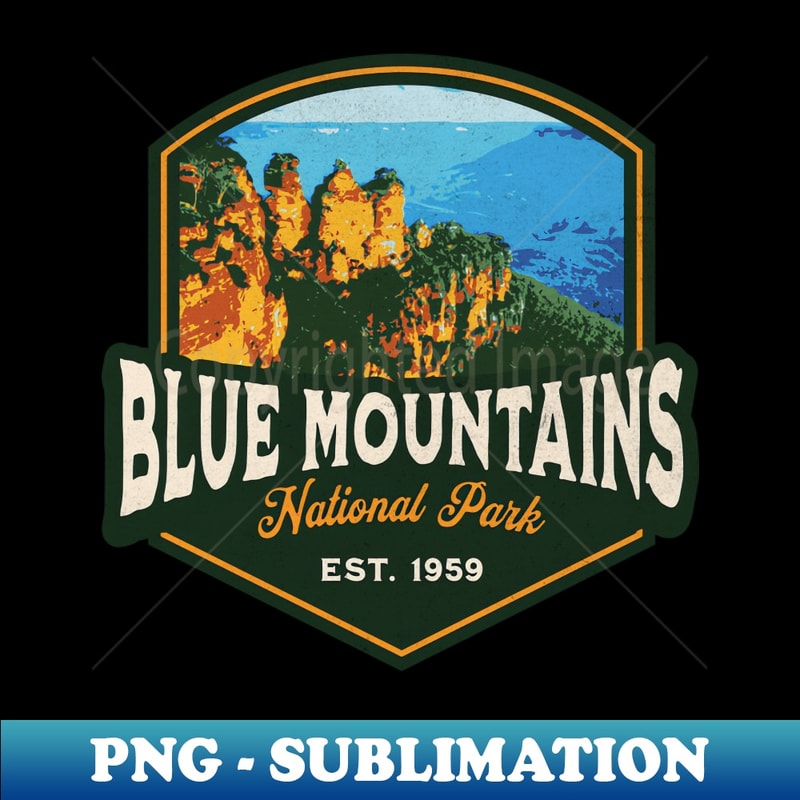 blue mountains national park - High-Quality PNG Sublimation Download