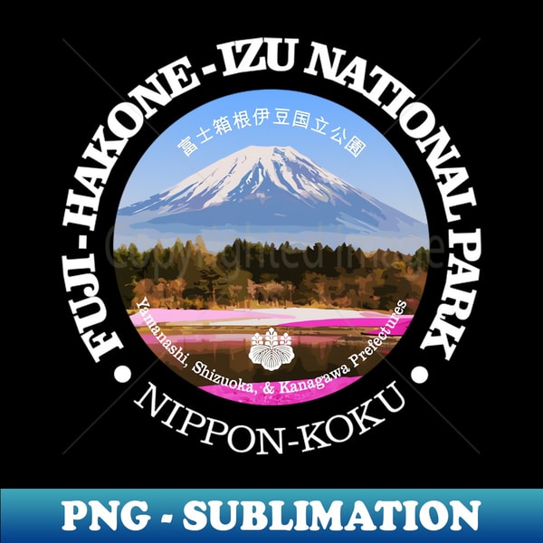 Fuji-Hakone-Izu National Park. - Modern Sublimation PNG File
