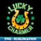 LUCKY CHARMER Boys Girl Funny St. Patrick's Day - High-Quality PNG Sublimation Download