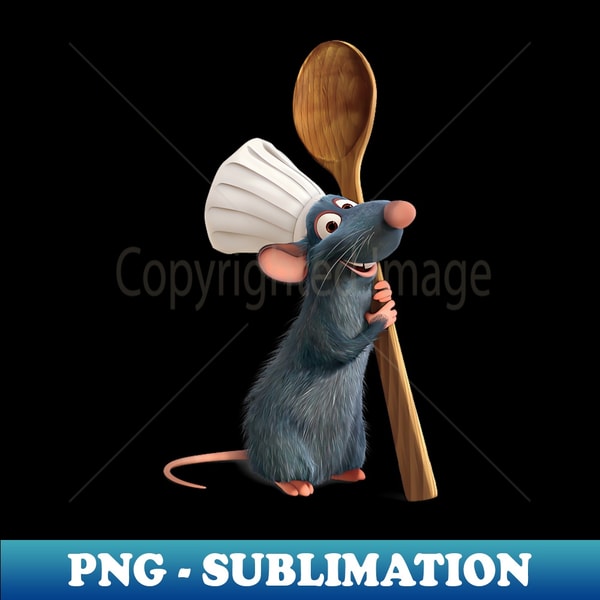 Disney Pixar Ratatouille Chef Remy with Spoon - High-Resolut | Inspire ...