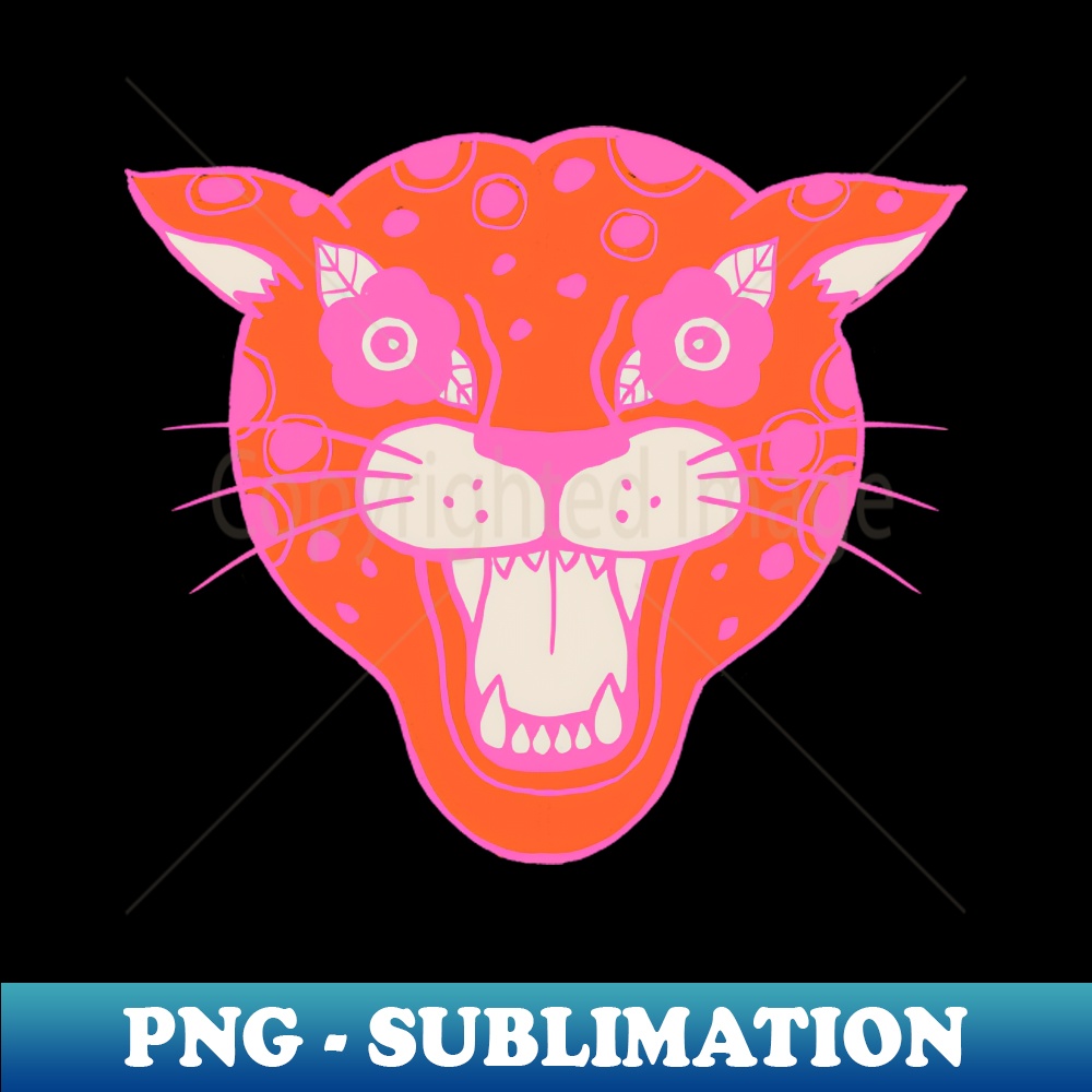 Neon Cheetah - DIY Sublimation PNG Download