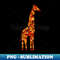 Autumn Giraffe - DIY Sublimation PNG Download