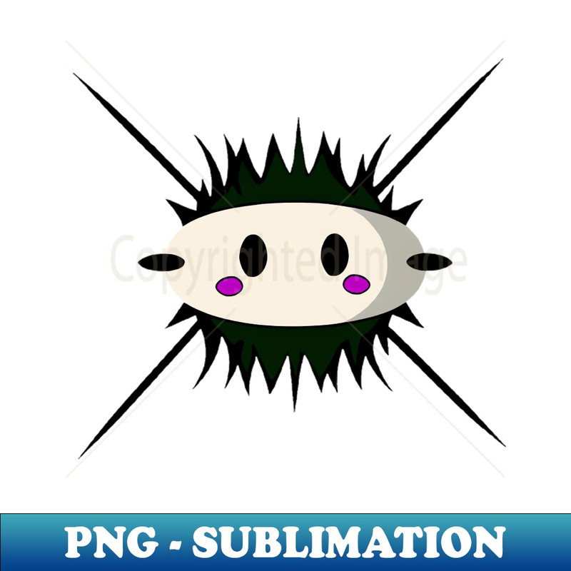 Sea urchin with spikes kawaii - Creative Print Sublimation File