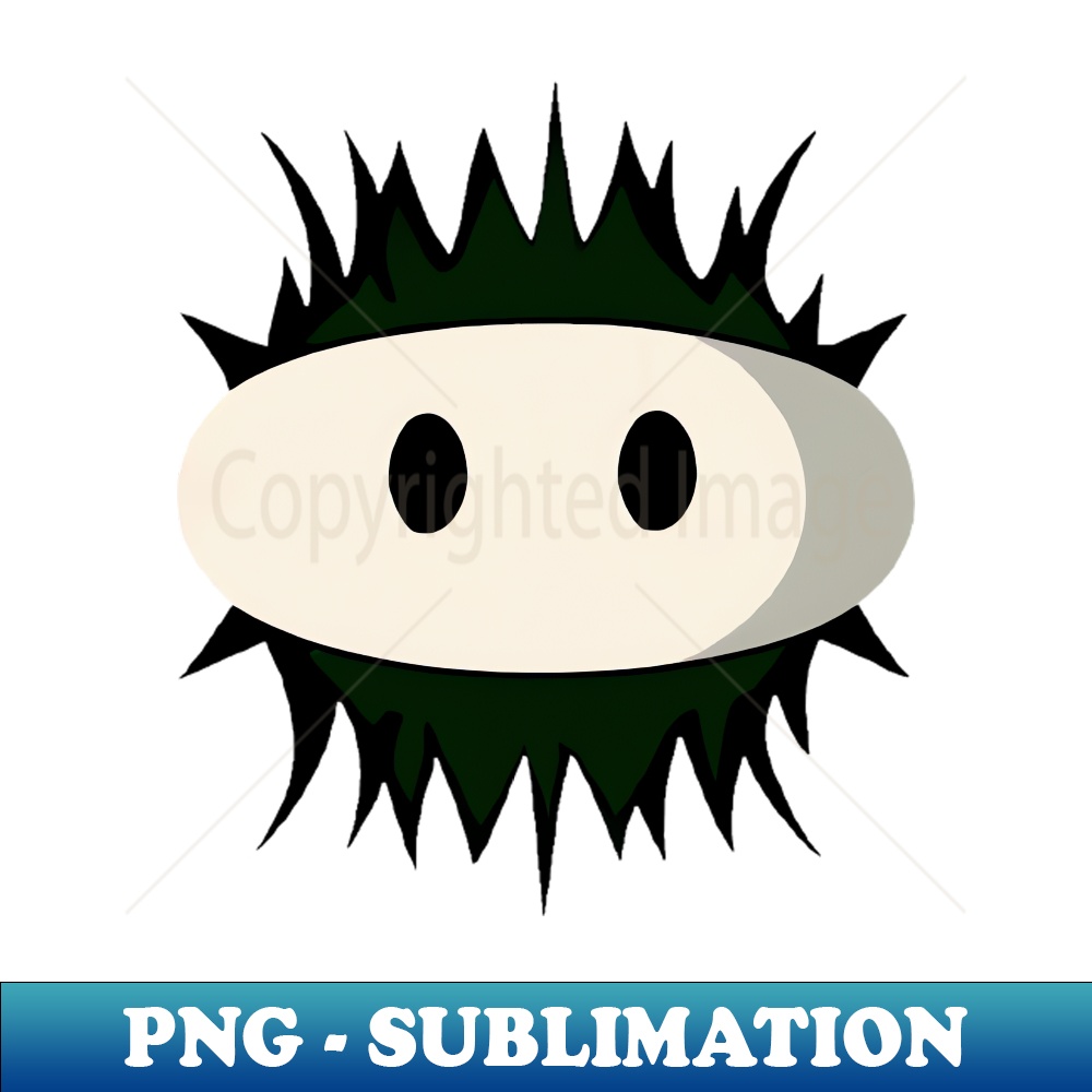 Cute kawaii sea urchin - Graphic Art Tee PNG