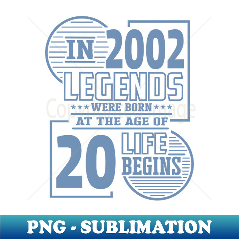 20th birthday gifts funny sayings born in - Modern Design Sublimation File