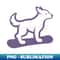 Dog Snowboard Snowboarder Minimalist Design - Unique Tee Design PNG