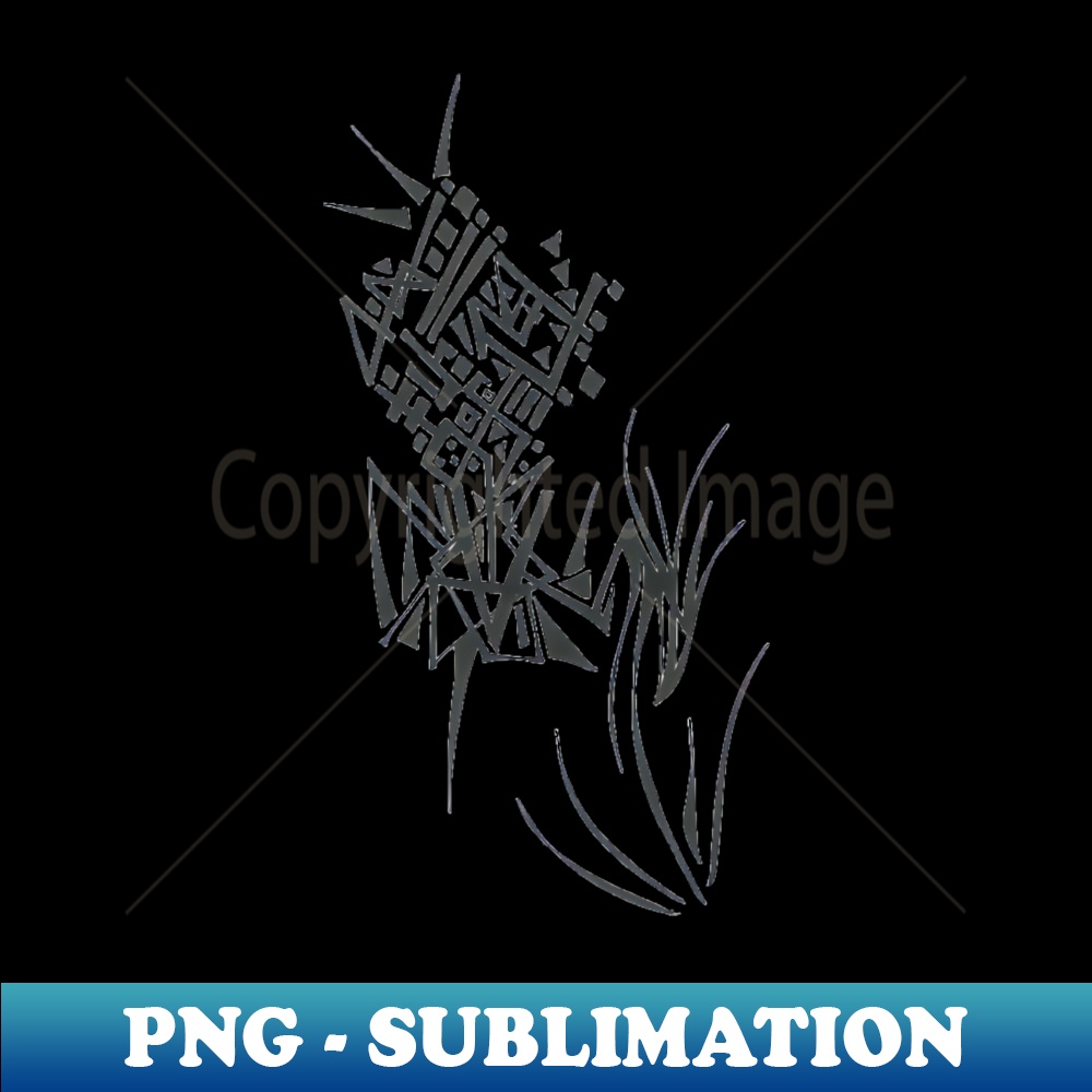 Flower Unique Black White Abstract - Sublimation Craft Digital File