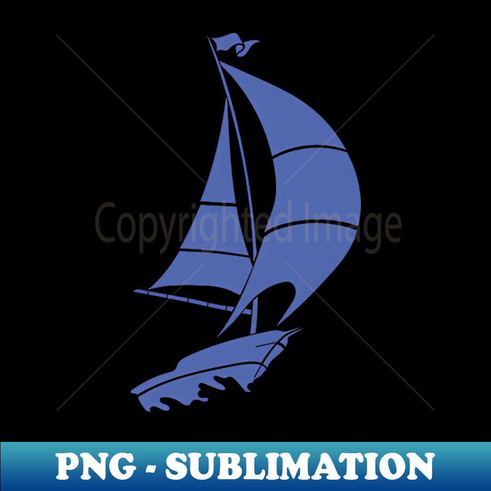 sailing boat design - Specialty Sublimation PNG Download