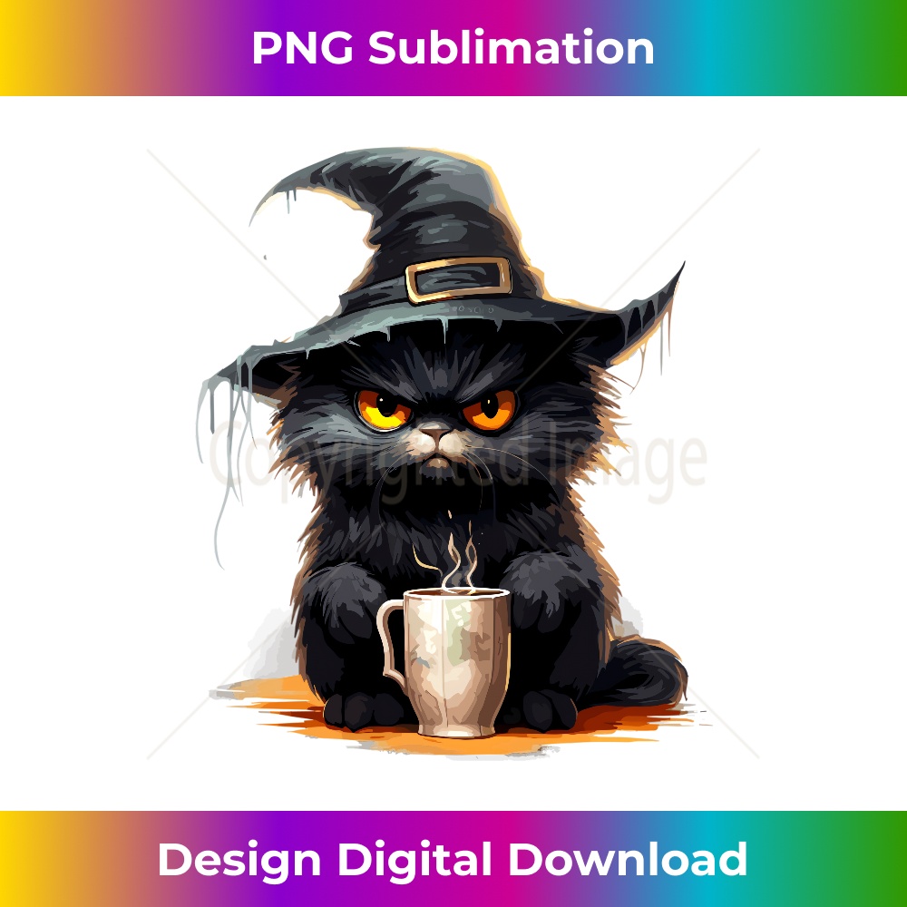 MH-20231130-342_Kitty MOCHA MEOW MAGIC Latte Cat Hat Coffee Lover Halloween Long Sleeve 0660.jpg